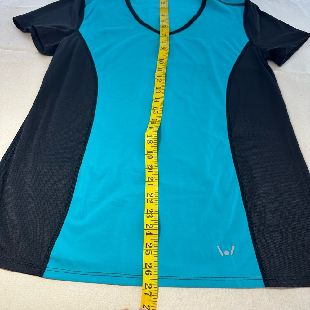 Teal and Black winning edge Athletic Shirt